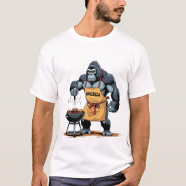 Pai Grillzilla - CHURRASCO Funny Gorilla T-Shirt