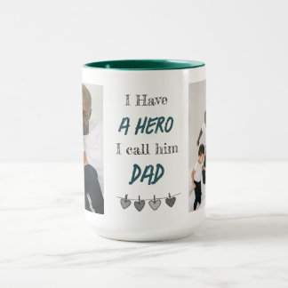Pai Herói | Caneca Combo Personalizada para o Dia 