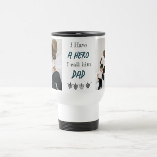 Pai Herói | Caneca de Viagem Personalizada para o 