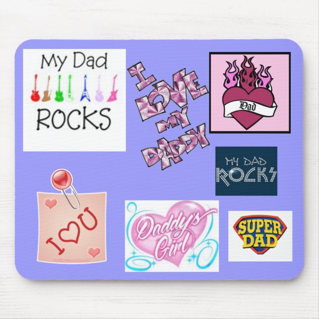 Pai impressionante Mousepad (Frente)