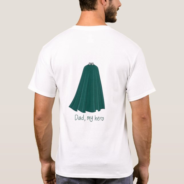 Pai, Minha Camiseta Herói - Especial Dia de os pai (Verso)