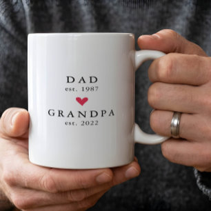 Pai Moderno   Avô Ano de Fundação. Caneca de Café