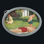 Pai molhando<br><div class="desc">Artista: As águas do filho de Richard Sargent | genam, adormecido no gramado, com sprinking podem</div>