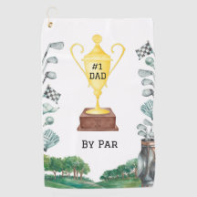 pai nº 1 de Par Golf Towel