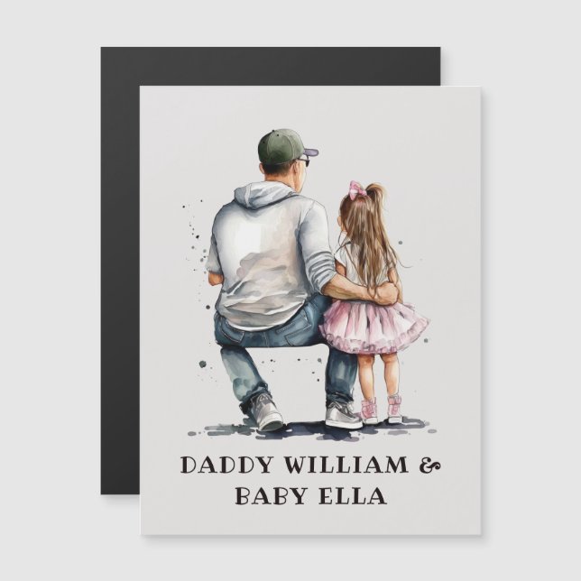 Pai Negro e Filha Bond (12) (Frente/Verso)