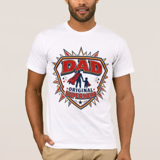 Pai O Camiseta do Dia dos Pais Super-Herói Origina