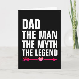 PAI O CARTÃO DE ANIVERSÁRIO DA LEGENDA DO HOMEM MY