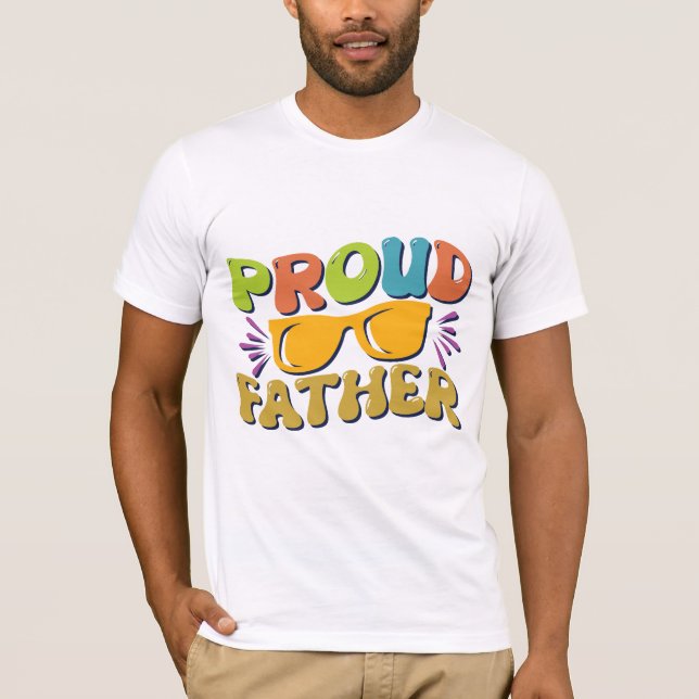 Pai Oferece Orgulho Padre T-shirt (Frente)