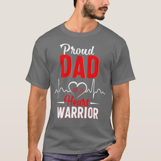 Pai orgulhoso de uma camisa de Consciência CHD do  (Frente)