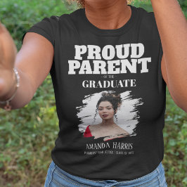 Pai ou Mãe Moderno do Graduado | T-Shirt com Foto