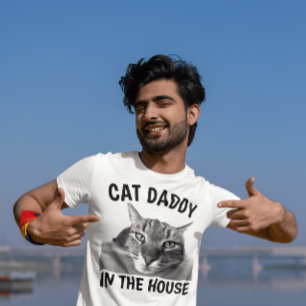 PAI PAI DE GATO NA CASA T-shirts Engraçadas
