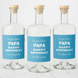 Pai Personalizado do PAPA de Aniversário Feliz Mo
