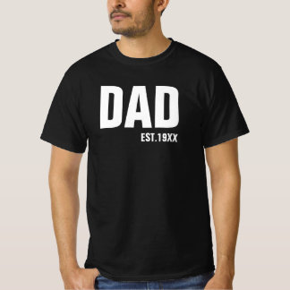 Pai Personalizado Est. T-Shirt 19xx