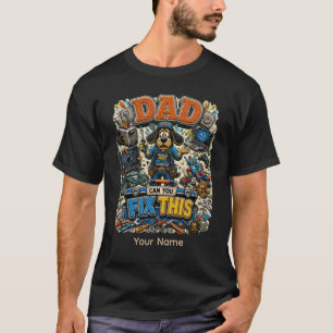 Pai Pode Consertar Esta Camiseta Engraçada Persona