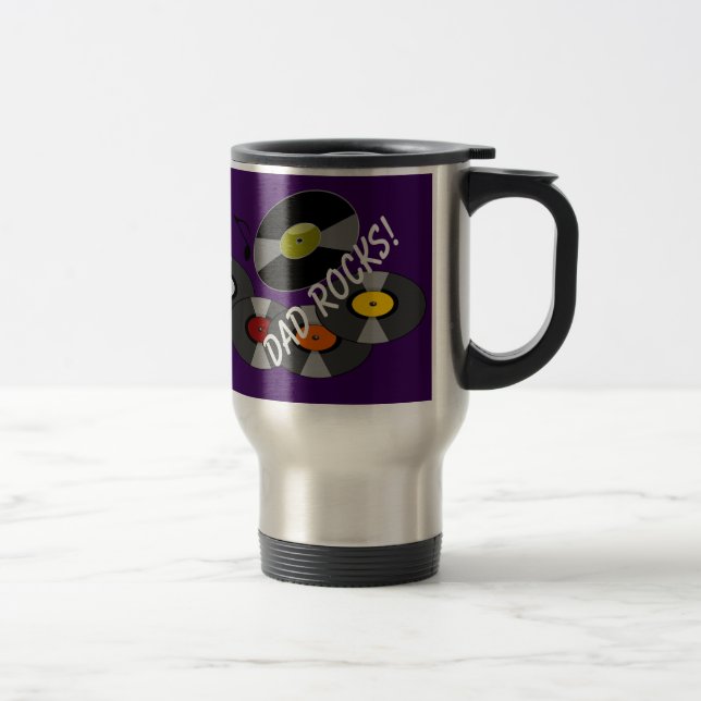 Pai Rocks MoonDreams Caneca de viagem de Registros (Direita)