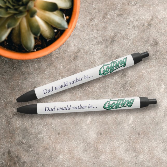 Pai Seria Caneta De Golfe (Perfect pens for golfers who would rather be golfing)