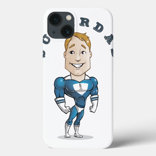 Pai Super Fofo Cartoon Vetorial (Verso)