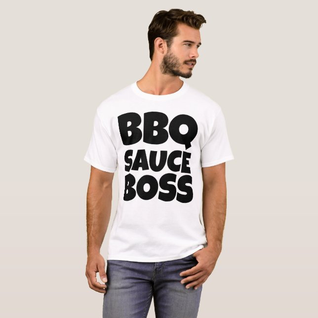 PAI T-SHIRT DO churrasco SAUCE BOSS (Frente Completa)