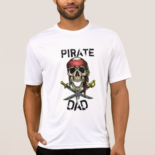 PAI T-Shirt PIRATE SKULL RED HALLOWEEN (Frente)