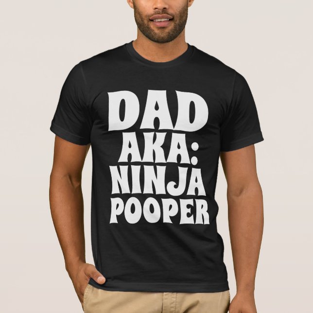 PAI T-SHIRTS NINJA POOPER FUNNY (Frente)