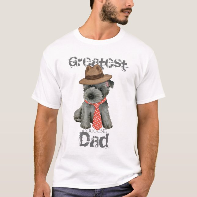 Pai Terrier T-Shirt escocês (Frente)
