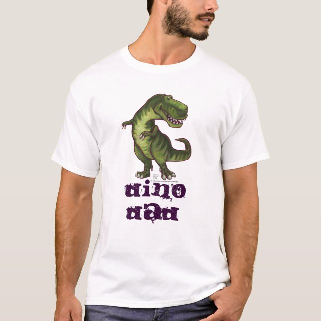 PAI TRex Dino - Camisa leve masculino (Frente)