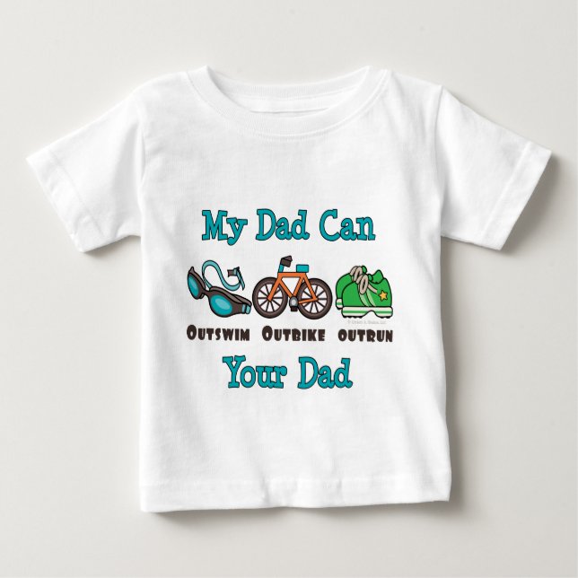 Pai Triathlon Toddler T-shirt (Frente)
