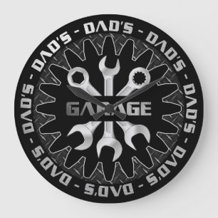 Pai vai adorar este relógio de parede de garagem c