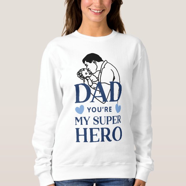 Pai Você É Minha Camiseta de Super-Herói (Frente)