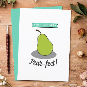 Pai, você é "Pear-fect"! Dia de os pais de Pear