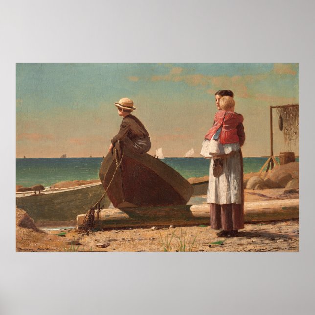 Pai! - Winslow Homer Fine Art Poster (Frente)