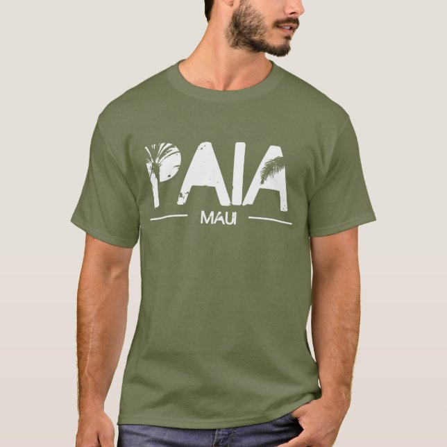 Paia, t-shirt de Maui (Frente)
