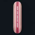 Painéis de skate de texto personalizado com padrão<br><div class="desc">Altere o campo de texto para o que deseja. Você também pode alterar a fonte e seu tamanho e cor usando a função "Personalizar",  bem como adicionar mais campos de texto,  se desejar. Veja na minha loja mais itens com este design e opções de cores.</div>