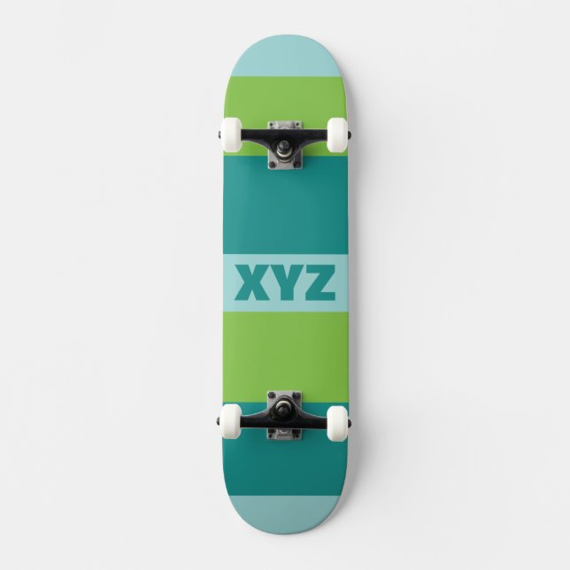 Painéis de skate personalizados de listras triplas (Frente)