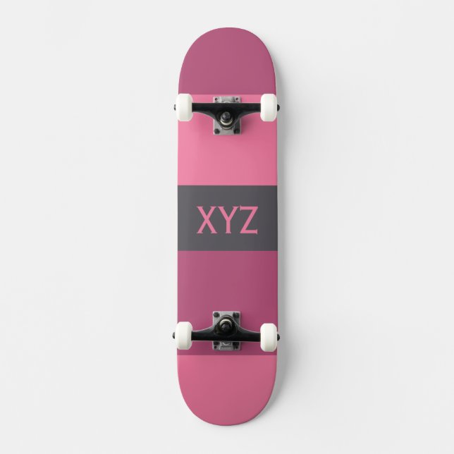 Painéis de skate personalizados de listras triplas (Frente)