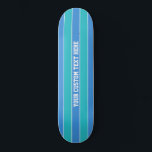 Painéis de skate personalizados de padrão<br><div class="desc">Altere o campo de texto para o que deseja. Você também pode alterar a fonte e seu tamanho e cor usando a função "Personalizar",  bem como adicionar mais campos de texto,  se desejar. Veja na minha loja mais itens com este design e opções de cores.</div>