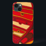 Painéis laranja Abstrato<br><div class="desc">Um sonho surrealista,  esses painéis cor-de-laranja-abstrato parecem cera derretida fluindo através de uma canvas. Uma criação da Jennifer Goldberger,  este trabalho é incrível no seu uso imaginativo de cores e linhas.  Peça o seu hoje!</div>