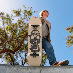 PAINEL DE SKATEBOARD DE MÁSCARA GAS