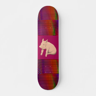PAINEL DE SKATEBOARD DO PIG LOVER