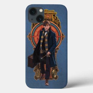 Painel NEWT SCAMANDER™ Walking Art Nouveau