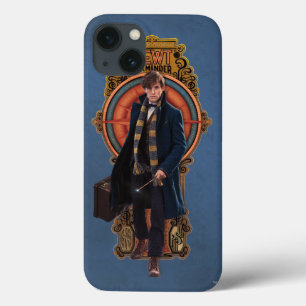 Painel NEWT SCAMANDER™ Walking Art Nouveau