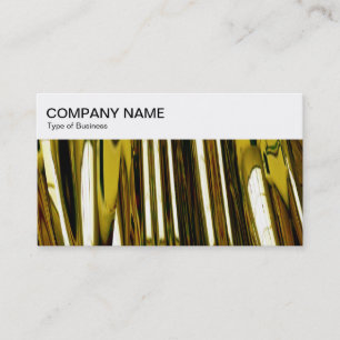 Painel superior - Cartão de visita Dourado Abstrat