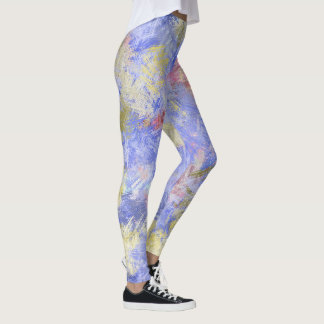 Paint Splotered 1 Leggings por Kristalin Davis