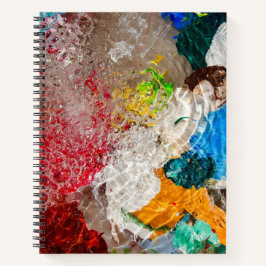 Painter Palete Spiral Notebook