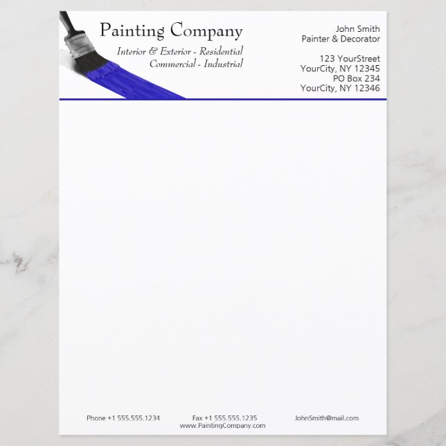Painting Painter Service Company Brussel Blue (Frente)