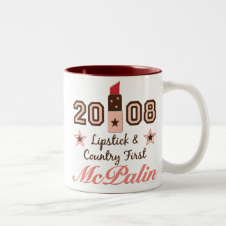 País do batom primeira 2008 canecas de McPalin