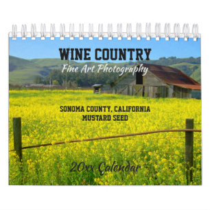 País do Vinho, Condado de Sonoma, Calendário da 