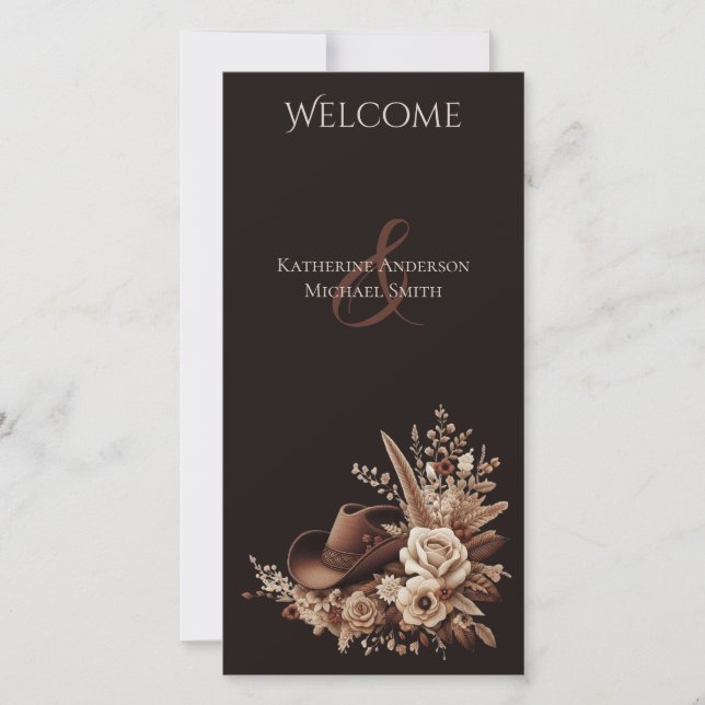 País Elegante Moderno Ocidental- Floral (Frente)