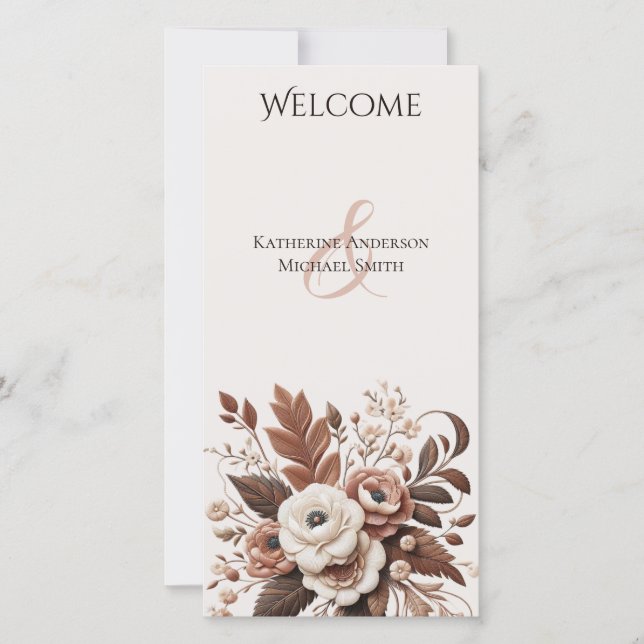 País Elegante Moderno Ocidental- Floral (Frente)