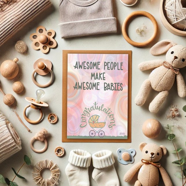 Pais Fantásticos Cartão de Inspirivência para Bebê (Criador carregado)